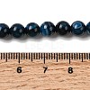 Natural Banded Agate Beads Strands G-I392-A01-6mm-02-5