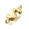Brass Connector Charms KK-P295-01G-S-2