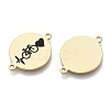 201 Stainless Steel Enamel Links connectors STAS-S079-145F-G-2