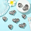 8Pcs 2 Colors Acrylic Pendants OACR-YW0002-55-5