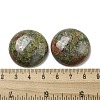 Natural Unakite Cabochons G-C115-02B-27-3