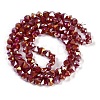 Electroplate Glass Beads Strands EGLA-B009-05A-06-3