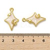 Alloy Enamel Pendants ENAM-R145-08G-3