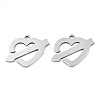 Non-Tarnish Valentine's Day 201 Stainless Steel Pendants STAS-S081-003-1