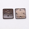 Ethnic Garment Accessories Wood Findings 4-Hole Coconut Sewing Buttons X-BUTT-O002-F-2