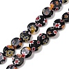 Handmade Millefiori Lampwork Beads Strands LAMP-G166-17A-01-2