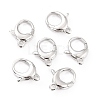 Brass Lobster Claw Clasps KK-D065-02P-1
