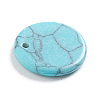Synthetic Turquoise Charms G-L561-001Q-3