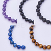 SUNNYCLUE Natural Gemstone Beads Stretch Bracelets BJEW-SC0001-01-5