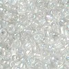Transparent Rainbow Colours Round Glass Seed Beads X-SEED-A007-4mm-161-2