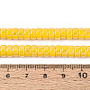 AB Color Plated Opaque Glass Beads Strands GLAA-T026-3x6mm-P13-4