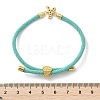 Adjustable Nylon Cord Bracelets X-BJEW-C096-01G-25-5