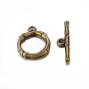Alloy Toggle Clasps X-PALLOY-EA9143Y-AB-RS-1