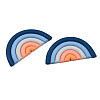 Handmade Polymer Clay Cabochons LS-CLAY-N010-030-02-2