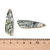 Dyed Natural Regalite/Imperial Jasper/Sea Sediment Jasper Pendants G-T143-25B-3