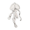 Resin Jellyfish Chandelier Component Links PALLOY-D019-12P-02-2
