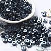 Opaque Colours Luster Glass Seed Beads SEED-E001-P3x6mm-A02-1