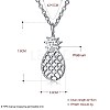 925 Sterling Silver Pendant Necklaces NJEW-BB30065-2