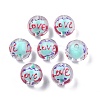 Transparent Acrylic Enamel Beads TACR-G040-01P-3