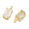 Brass Cat Eye Pendants KK-C251-09B-G01-2