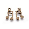 Tibetan Style Alloy Pendants TIBEP-R169-AB-FF-1