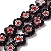 Handmade Millefiori Lampwork Beads Strands LAMP-G164-03L-1