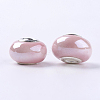 Handmade Porcelain Ceramic Spacer Beads Fit European Charm Bracelets X-OPDL-G001-8-2