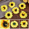 CRASPIRE 20Pcs Cloth Sunflower AJEW-CP0001-83-3