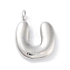 Rack Plating Brass Balloon Letter Pendants LS-KK-C050-01P-U-1