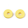 Handmade Polymer Clay Beads X-CLAY-Q251-6.0mm-109-3