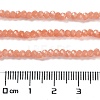 Baking Paint Imitation Jade Glass Bead Strands DGLA-A034-J8MM-A34-3