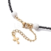 Glass Seed Pendants Necklaces for Women NJEW-MZ00031-01-5