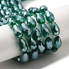 Electroplate Glass Beads Strands LS-EGLA-R008-15x10mm-2-2