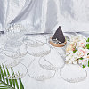 10Pcs 10 Styles Alloy Rhinestone Hair Bands OHAR-DR0001-06-4