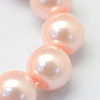 Baking Paint Pearlized Glass Pearl Round Bead Strands HY-Q003-10mm-05-3