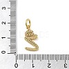 Brass Micro Pave Cubic Zirconia Pendants KK-M273-01G-Z-3