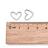 Non-Tarnish 201 Stainless Steel Linking Rings LS-STAS-R111-LA105-01-4