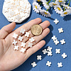 60Pcs Natural Freshwater Shell Beads Strands SSHEL-SC0001-39-4