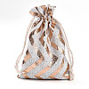 Christmas Theme Cotton Fabric Cloth Bag ABAG-H104-B22-1