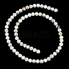 Natural K2 Stone Beads Strands G-K405-B02-6mm-4