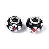 Handmade Lampwork European Beads X-LAMP-Q029-03K-2