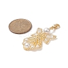Angel Glass Pendants Decorations HJEW-MZ00006-3