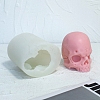 Halloween Skull DIY Food Grade Silicone Candle Molds PW-WG53501-01-6