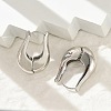 Brass Hoop Earrings for Women LS-EJEW-U041-05P-3