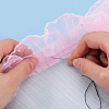Gorgecraft 10M Polyester Pleated Lace Trim Ribbon DIY-GF0009-03A-6