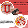 CREATCABIN Acrylic Mirror Wall Stickers Decal DIY-CN0001-13B-U-4