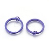 Spray Painted Iron Split Key Rings IFIN-L038-15-FF-1