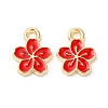 Alloy Enamel Charms ENAM-C005-34G-04-2