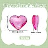 10Pcs Flat Back Acrylic Rhinestone Cabochons OACR-FG0001-22A-2