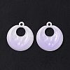 Gradient Spray Painted Alloy Pendants FIND-E026-01-3